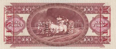 1992. 100Ft "MINTA" perforációval és felülnyomással, "B 000 000494" T:I