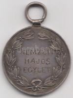 1900. "Nemzeti Hajós Egylet / Házi verseny 1900.szept.16." Ag díjérem (10.28g/0.800/30mm) T:2