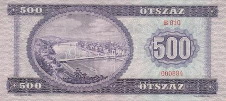1969. 500Ft "E 010 000884" T:I