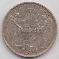 1930. 5P Ag "Horthy-jobbra" T:3