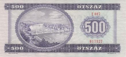 1975. 500Ft "E 007 017327" T:I