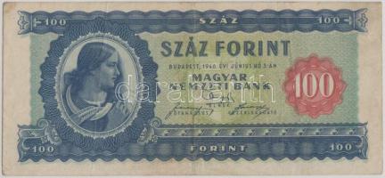 1946. 100Ft vízjeles T:III