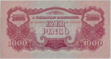 1944. 1000P "A Vöröshadsereg Parancsnoksága" T:III