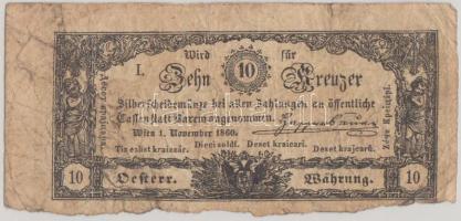 1860. 10Kr T:III