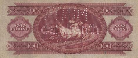 1947. 100Ft "MINTA" perforációval(részleges) "B 226 081774" sorszámmal T:restaur...