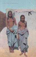 Sudanese folklore, two young girls at Omdurman