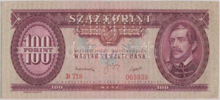 1949. 100Ft "B 718" "MINTA" perforációval T:II(hajtatlan)