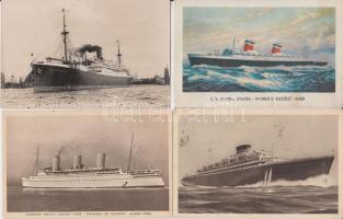 10 db régi hajó motívumlap / 10 ship motive cards