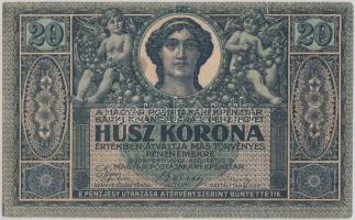 1919. Augusztus 9. 20K "R" sorozat T:III