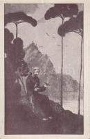 Szt. Ferenc és a madarak / Saint Francis and the birds s: Sárkány Lóránd (fa)