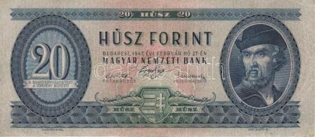 1947. 20Ft T:III restaurálva