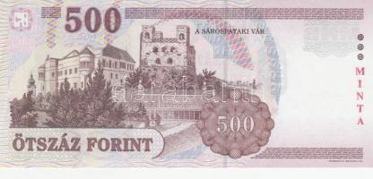 2006. 500Ft "MINTA" felülnyomással "EA 0000140" T:I