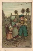 Holland folklore litho s: J.M.J., Dutch folklore, children litho s: J.M.J.
