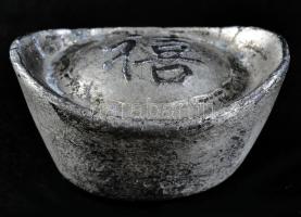 Kínai Császárság / Qing Dinasztia DN. 2 Tael Sycee Ag súlytömb hajó formában (68.95g) T:2-
China Emp...