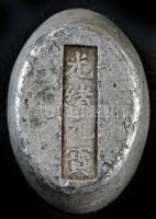 Kínai Császárság / Qing Dinasztia DN. 2 Tael Sycee Ag súlytömb hajó formában (67g) T:2-
China Empire...