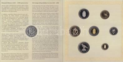 2008. 1Ft-100Ft 7klf db + Mátyás denár Ag fantáziaverete "Reneszánsz emlékév" szettben T:P...