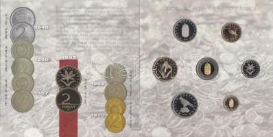 2008. 1Ft-100Ft 7klf db + Mátyás denár Ag fantáziaverete "Reneszánsz emlékév" szettben T:P...