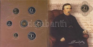 2003. 1Ft-100Ft 8klf db, szettben, benne 20Ft "Deák Ferenc" T:PP Csak 7000db! + 2004. 1Ft-...