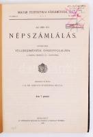 Magyar Statisztikai Közlemények: Az 1920 évi népszámlálás. Bp., 1920 Athenaeum. Egészvászon kötésben