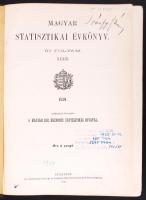 Magyar Statisztikai Évkönyv Bp., 1931 Athenaeum. Egészvászon kötésben