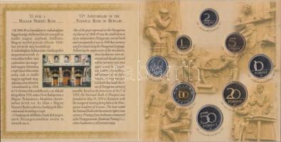 1999. 50f-100Ft 8klf db szett, díszcsomagolásban T:PP Csak 3000db! + 2001. 1Ft-100Ft 7klf db, szettben "Ezeréves a magyar pénzverés" T:PP Csak 3000db!