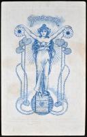 1910 Ruszwurm Károly őrnagy keményhátú fotó 7x9 cm