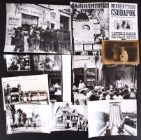 1900-1931 Látványosságok Bp-en; Angol park, Csodák Háza, Mozgóképszínház; 10 db kfl méretű fotórepro...