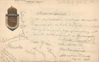 A nemzeti áldozatkészség szobra / The statue of the national sacrifice, crest, Emb.