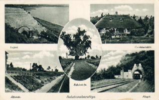 Balatonakarattya, Cserkészüdülő, Rákóczi fa, lejáró, alagút, vasútállomás