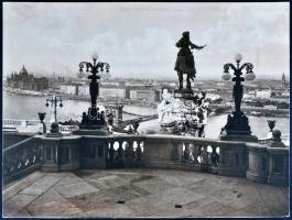 1945 előtti képek Budapestről; Margitsziget, Óbuda... 10 db kfl méretű városkép, egyik a háború utánról