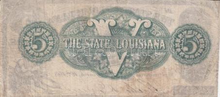 Amerikai Egyesült Államok / Louisiana / Polgárháború 1863. március 10. 5$ T:III
United States Of Ame...