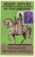 Szent István, Jubileumi év 1938 / Stephen I of Hungary, anniversary year 1938, So. Stpl