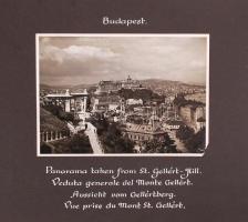 cca 1940 A Magyar Film Iroda fotóalbuma Budapest  és Magyarország nevezetességeiről, négy nyelven fe...