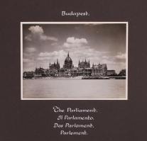 cca 1940 A Magyar Film Iroda fotóalbuma Budapest  és Magyarország nevezetességeiről, négy nyelven fe...