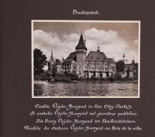 cca 1940 A Magyar Film Iroda fotóalbuma Budapest  és Magyarország nevezetességeiről, négy nyelven fe...