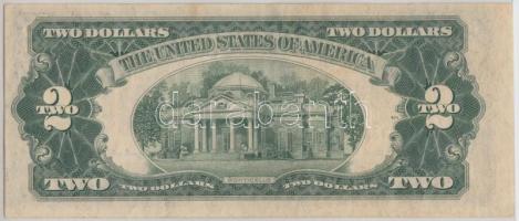 Amerikai Egyesült Államok 1953B. 2$ eltolódott nyomat T:II
USA 1953B. 2 Dollars C:XF
