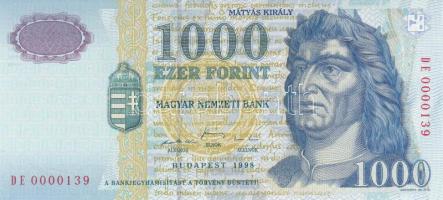 1998. 1000Ft "De 0000139" T:I