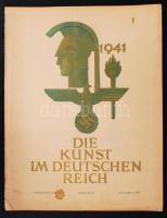 1941-1944 Die Kunst im Deutschen Reich. 14 szám, gazdag képanyaggal /  14 issues, richly illustrated