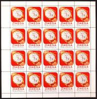 cca 1950 Omega Automatic. 5x4-es levélzáró ív
