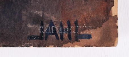 Ismeretlen jelzéssel: 2db csendélet. Akvarell, papír, 39,5x30cm, 30,5x21,5cm