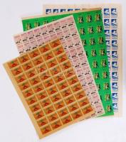 1936-1942 3db levélzáró ív: 1938. évi Könyvnap, 100-as ív; 1936. évi Budapesti Nemzetközi Vásár, 90d...