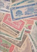 39db kínai égetési pénz többféle darabbal és értékkel! T:vegyes 39pcs of various chinese hell bank notes C:mixed