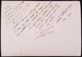 cca 1920-1940 6 db csoportkép a budapesti társasági élet szereplőiről; bálok, fogadások, táncestek; ...