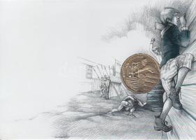 2001. 200Ft "Molnár Ferenc: A Pál utcai fiúk" érmés levelezőlapon T:BU