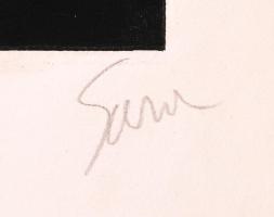 Gara Arnold (1882-1929): Egy lap a Magyar Parnasszus c. albumból. Rézkarc, papír, 58/250, jelzett, a...