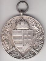 1929. Magyar Háborús Emlékérem kardokkal, sisakkal "Pro Deo et Patria" ezüstözött Br kitün...