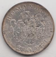 Románia 1942. 200L Ag T:2- Romania 1942. 200 Lei Ag C:VF