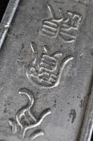 Kínai Császárság / Qing Dinasztia DN. "Nyúl éve" Ag horoszkóp nemesfémtömb pecsétírással (...