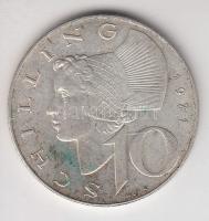 Ausztria 1971. 10Sch Ag T:2 Austria 1971. 10 Schilling Ag C:XF