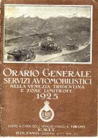 Autós utazási reklámfüzet olasz nyelven